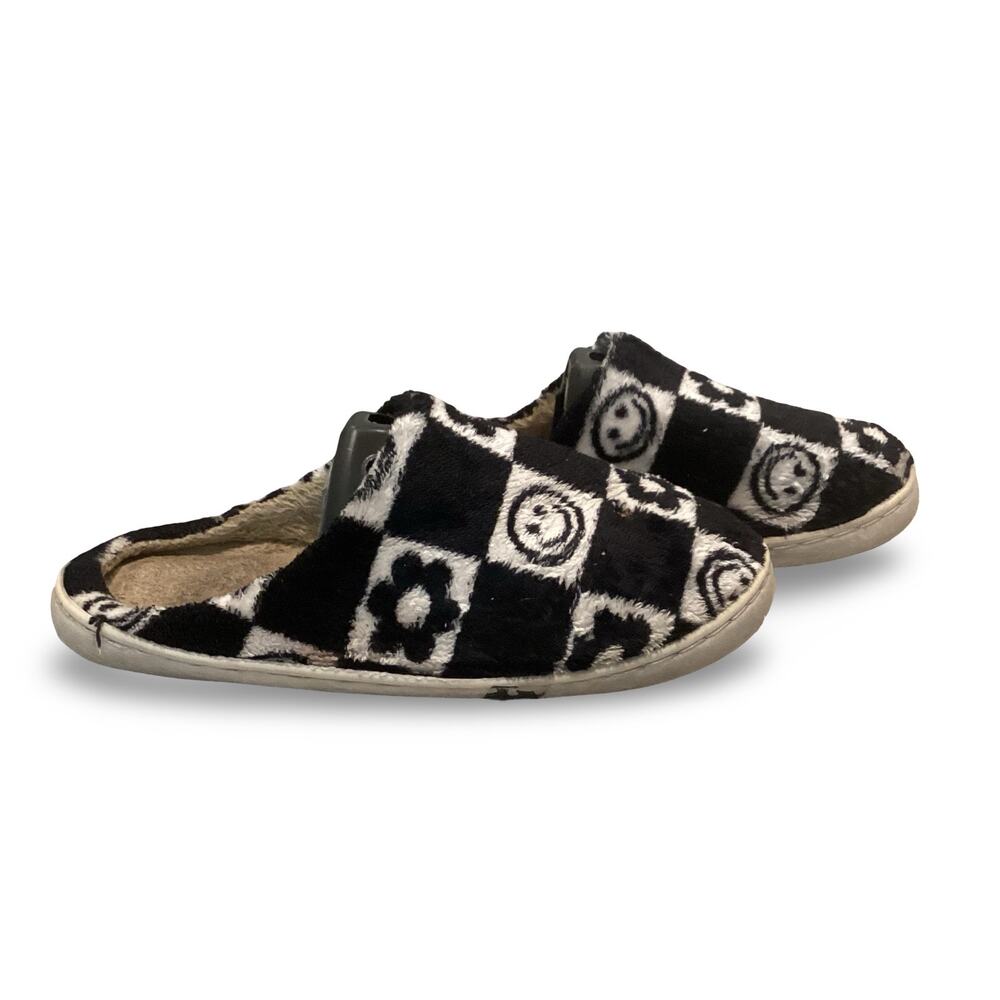 Casual Plush Checkerboard Slippers